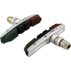 "ALLIGATOR" Coppia Pattini Freno V-brake 72mm intercambiabili tricomp