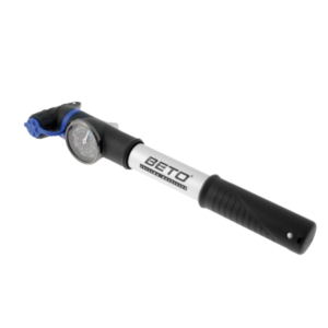 Pompa "AIR POCKET" telescopica in alluminio con manometro