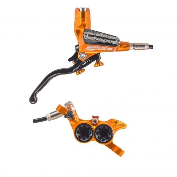 HOPE FRENO TECH 3 E4 POSTERIORE ORANGE - immagine 2
