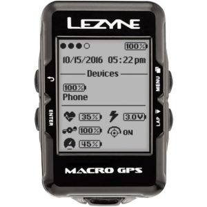 LEZYNE CICLOCOMPUTER MACRO EASY GPS NERO