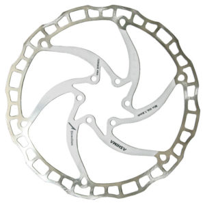 Ashima disco freno Mtb ARO-08 180mm argento