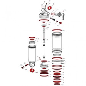 Rock Shox Service kit completo monarch con autosag sbc b1