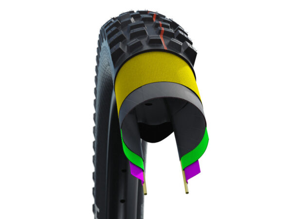 Copertone SCHWALBE Hans Dampf 29 x 2.60 Super Trail ADDIX Soft EVO SnakeSkin TLE Classic-Skin | 2021 - immagine 4