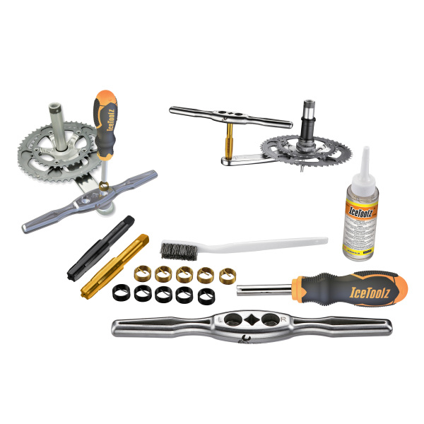 Kit ICETOOLZ Maschiatura Pedivelle Bici  Brevettato