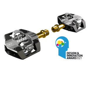 Tatze Pedali Trail/Enduro SPD MC-FLY Titan Alluminio Nero