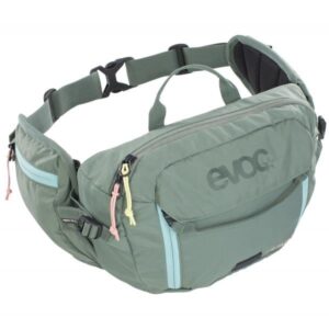 Marsupio Evoc Hip pack 3l + sacca 1,5l verde one size