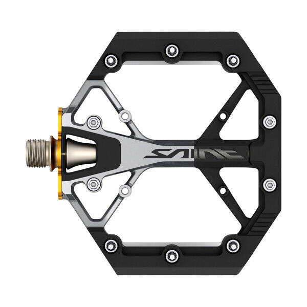 Pedali con piattaforma in alluminio Shimano Saint M829 - neri - immagine 2