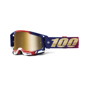 100% Maschera RACECRAFT 2 United True Gold