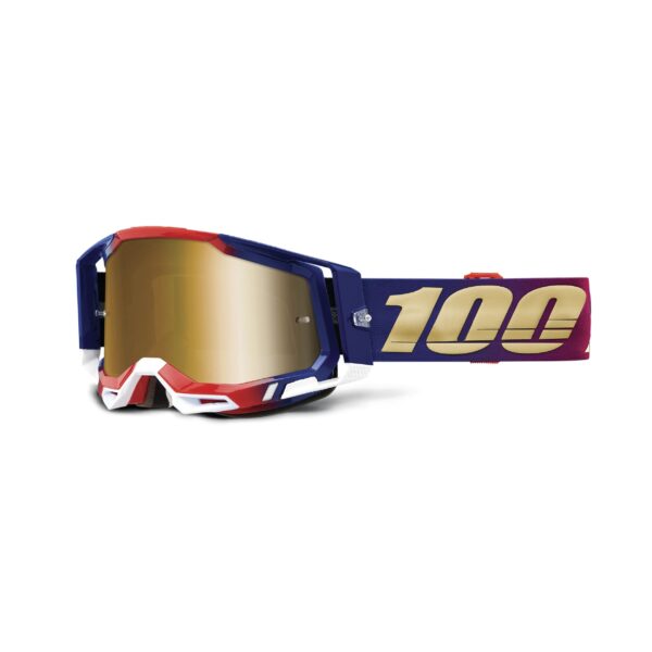 100% Maschera RACECRAFT 2 United True Gold
