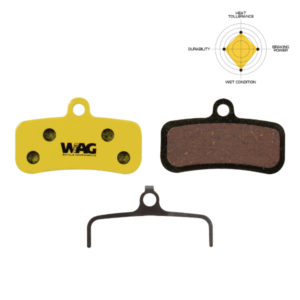 WAG Coppia pastigle freno SAINT/ZEE mescola organica