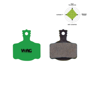 WAG Coppia pastigle freno MT4/MT8 mescola ebike