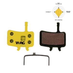 WAG Coppia pastigle freno JUICY mescola organica