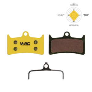 WAG Coppia pastigle freno HOPE V4 mescola organica