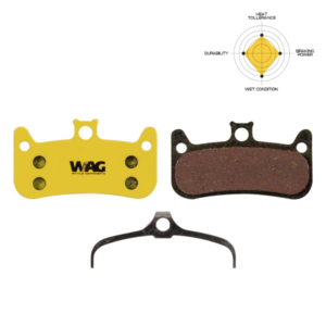 WAG Coppia pastigle freno CURA 4 mescola organica