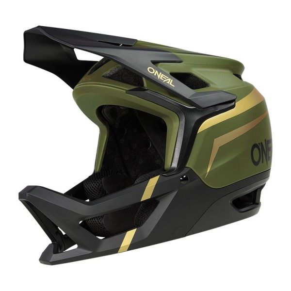 Casco MTB Oneal Transition Flash oliva nera Ciclo Pirata